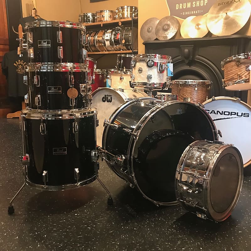 Used 4-piece Pearl Export + snare + hardware image 1