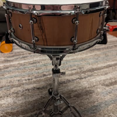 Custom Stave Snare Drum - Ambrosia Maple 2020 - Natural image 8