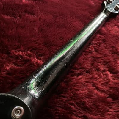 c.1968- Firstman Baron MIJ Vintage Semi Hollow Body Guitar “Black” image 14