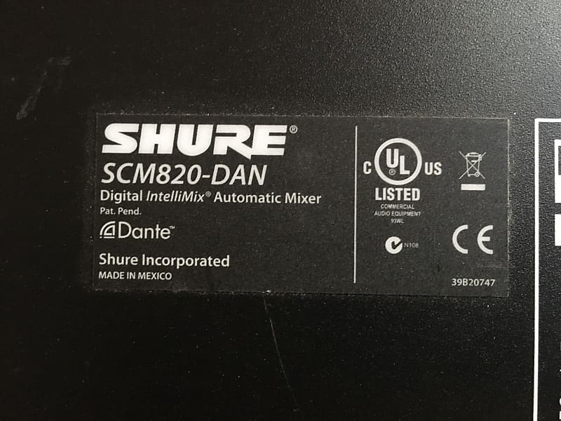 Shure SCM820 Automixer Review