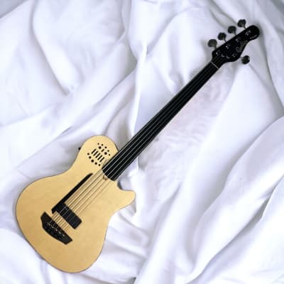Godin Acoustic/Electric A5 Ultra FRETLESS, Natural *Factory Cosmetic Flaws = Save $! image 2