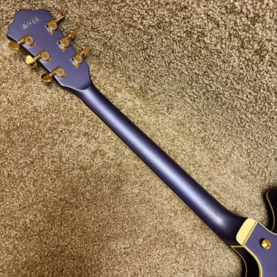 Ibanez AS73G Semi-Hollow Body Electric Guitar Metallic Purple Flat image 8
