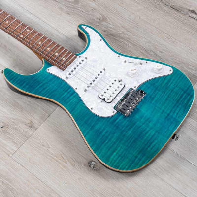 Suhr Standard Plus HSS Guitar, Pau Ferro Fretboard, Bahama Blue image 1