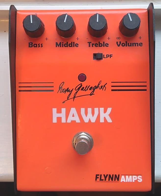 Flynn Amps Rory Gallagher Hawk Booster pedal, boxed