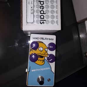 Chuckpedals Delay Tremelo Fuzz 2015 Simpsons Set image 3