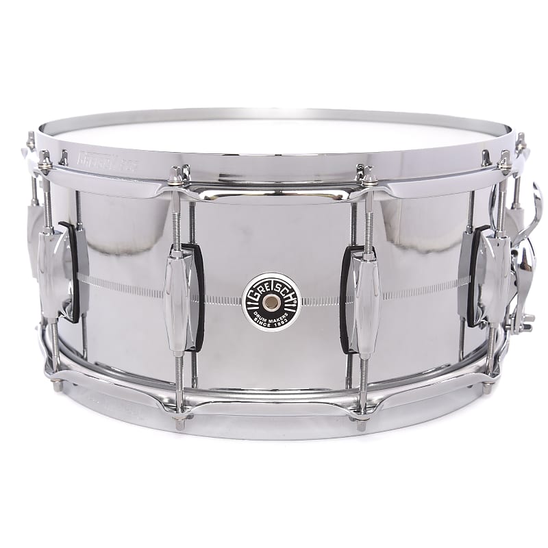 Gretsch 6.5x14 Brooklyn Chrome Over Steel Snare Drum image 1