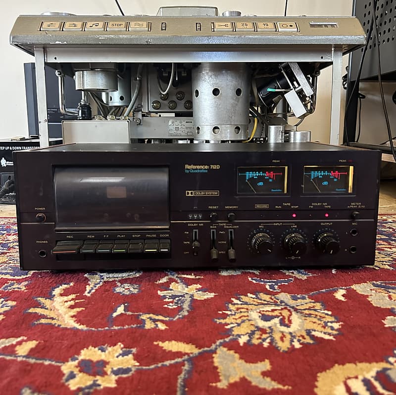 満点の Reference Quadraflex 712D W - Vintage Deck Cassette Stereo その他