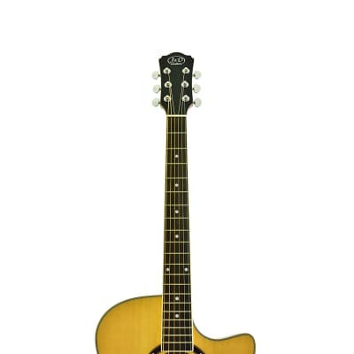 J&D Acoustic Electric Guitar, Solid Spruce Top, Rosewood