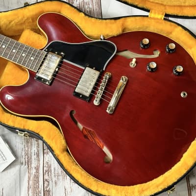 1961 Gibson ES-335 Reissue VOS Custom Shop 60s Cherry New Unplayed Auth Dlr 7lbs 10oz #693 image 9