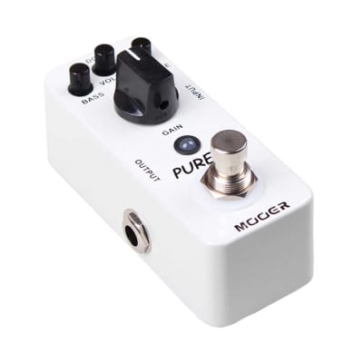 Mooer Pure Boost MICRO Overdrive Booster Pedal True Bypass NEW image 2