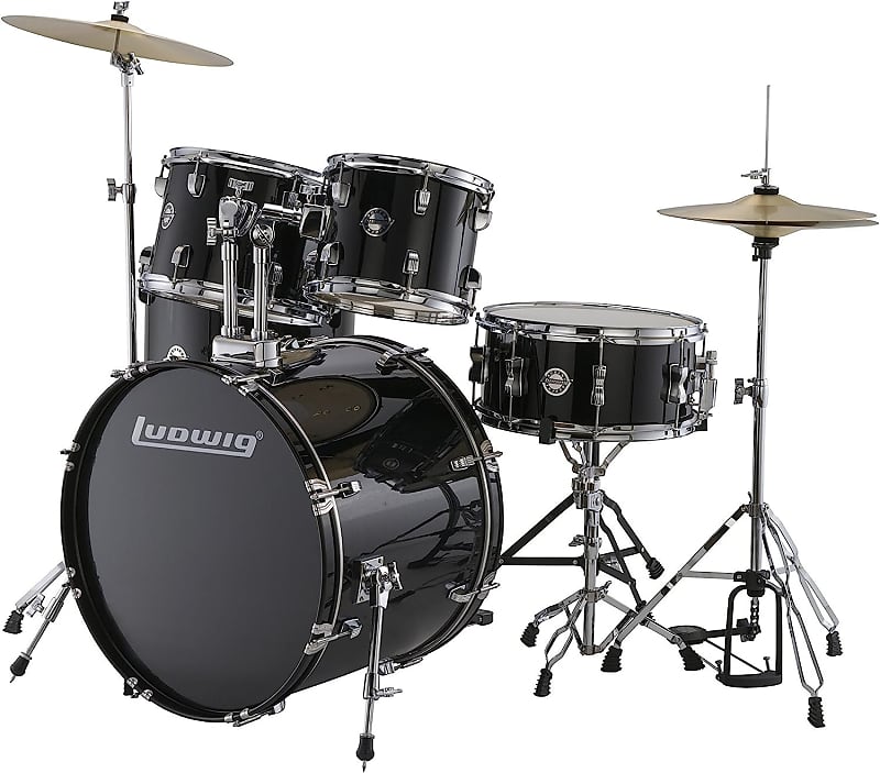 Ludwig Accent Series Drive Drum Set (Black) image 1