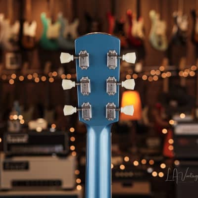 Josh Williams 'Mockingbird' JWG273 Semi-Hollowbody Electric Guitar-Pelham Blue Finish & Bloombucker Pickups! image 11