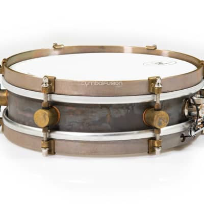 A&F Drum Co. Rude Boy 3x10 Snare - Raw Brass image 3