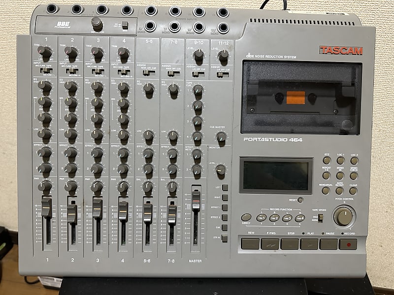 ジャンク TASCAM PORTASTUDIO 464 マルチトラックレコーダー Tascam 464 Portastudio 4-Track Cassette Recorder | Reverb