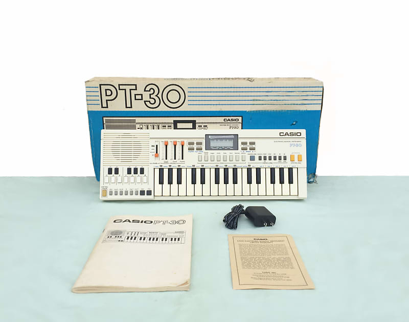 1980 VTG CASIO PT-30 Portable Keyboard Electronic Music Synthesizer 2024 Japan RARE