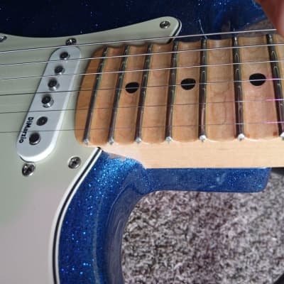 Fender Stratocaster Scalloped Neck Blue Sparkle image 9