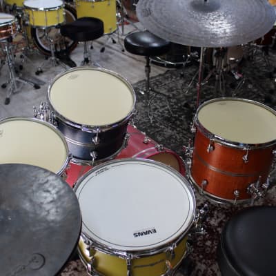 Twin Cities Drum Co. 4-Piece Bop Jelly Bean Stain Drum Set image 4