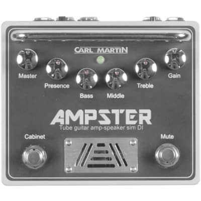 Carl Martin Ampster Tube Guitar Amp/Speaker Sim DI Pedal for sale