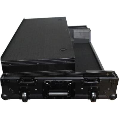 ProX Flight Case with Wheels & Laptop Shelf for Numark NS7III & NS7II Digital Controller (Black) image 8