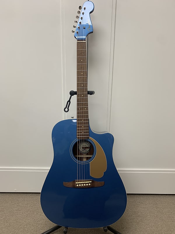 Fender California Series Redondo Player Acoustic Electric Guitar - Belmont Blue image 1