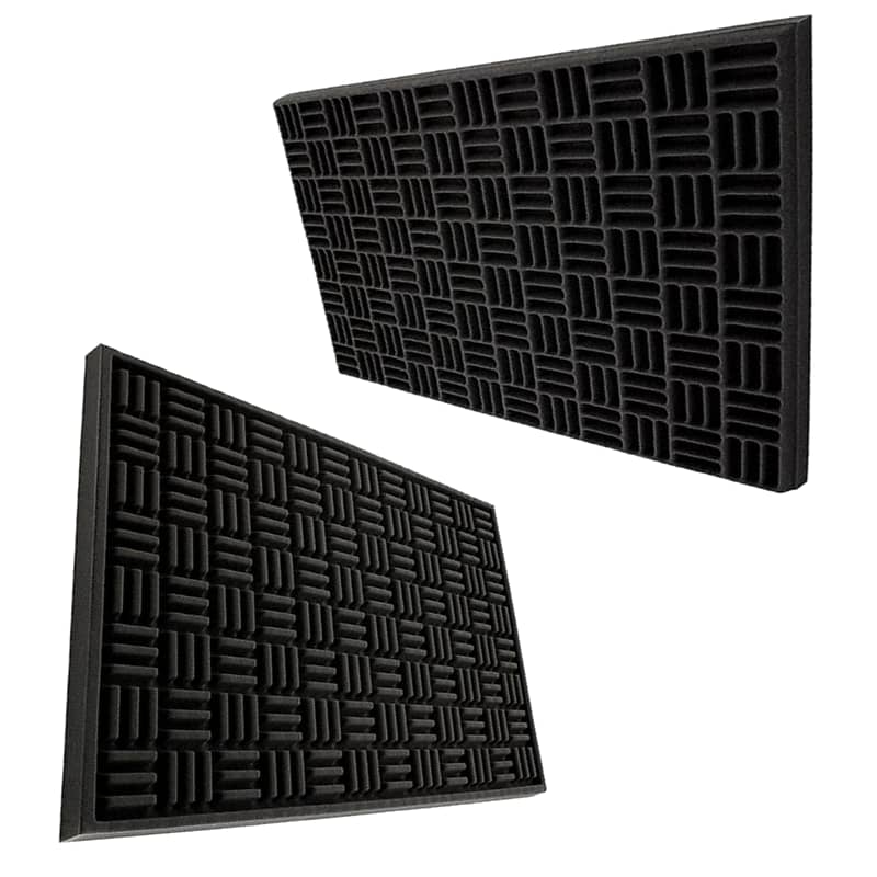 Thick Acoustic Foam Panels, 12 X 12 X 2 Inch 36 Pcs Broadband Sound  Absorbing Foam, Dense Soundproof Padding Tile, Recording Studio Foam  Absorber, Groove Decorative 3D Wall Ceiling Panel