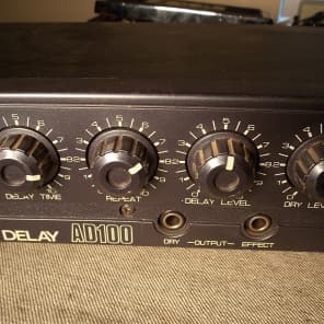 IBANEZ AD100 ANALOG DELAY TABLE TOP UNIT. 3005 CHIP MAXON's BEST SOUNDING ECHO image 3