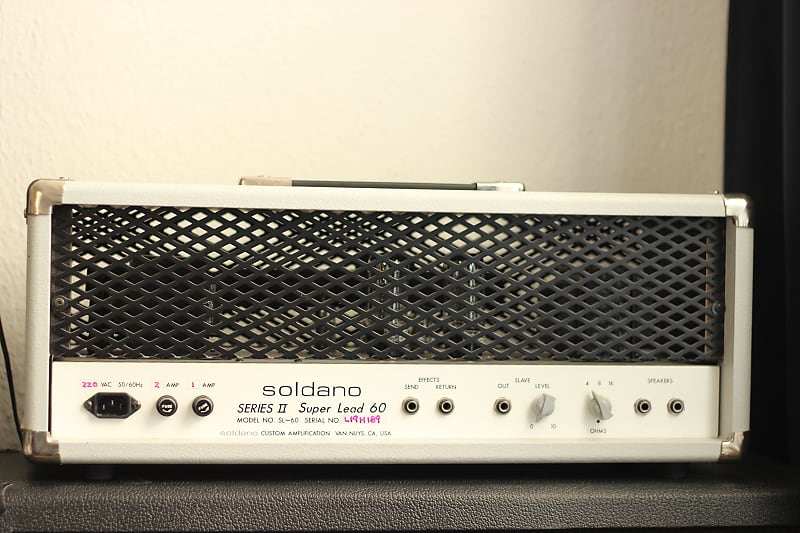 Soldano Super Lead 60 Series II 1990 white - New Tubes | Reverb