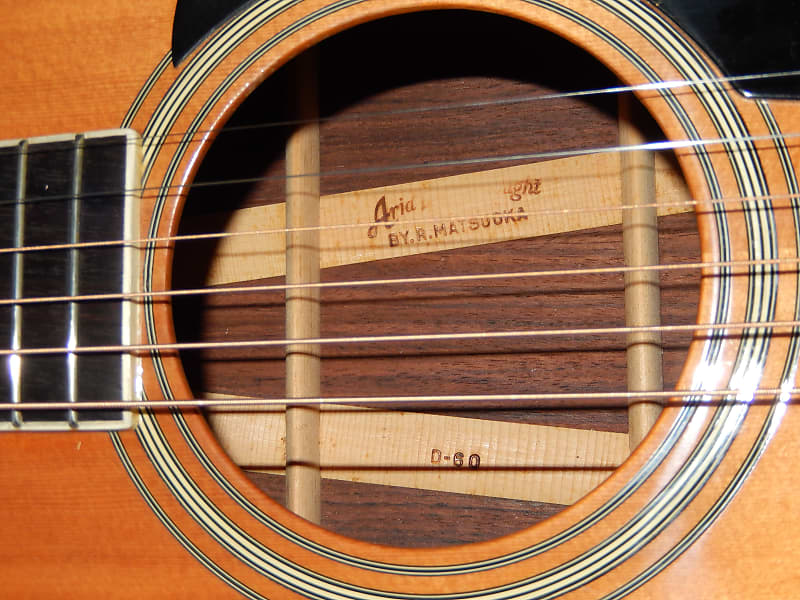 MADE BY RYOJI MATSUOKA - ARIA D60 1976 - MAGNIFICENT - MARTIN D35 STYLE -  ACOUSTIC GUITAR