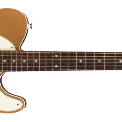 Fender JV Modified '60s Custom Telecaster, Firemist Gold w/ Deluxe Gig Bag image 2