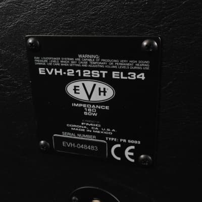EVH 5150 III 212ST EL34 CABINET BLACK 2X12 image 3