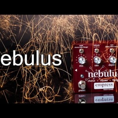 Empress Nebulus Chorus, Vibrato and Flanger Guitar Effects Pedal image 5