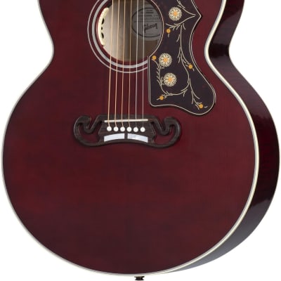 Gibson Acoustic SJ-200 Standard Maple Acoustic Guitar - Wine Red image 1