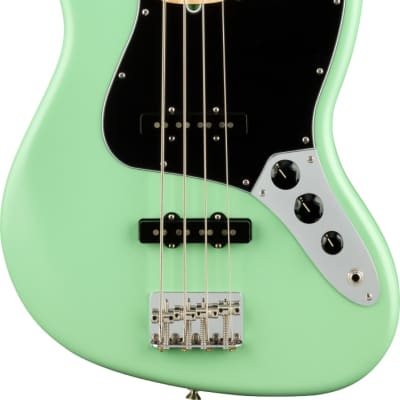 Fender American Performer Jazz Bass Satin Surf Green for sale