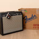 1965 Fender Vibro Champ Pre-CBS Vintage Black Panel Tube Amp w/ Shipping Box, Hangtag