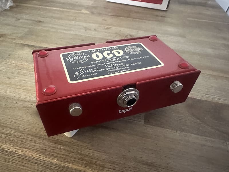 Fulltone Limited Edition OCD V2 2018 - Candy Apple Red | Reverb UK