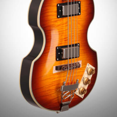 Epiphone Viola Electric Bass, Vintage Sunburst image 3