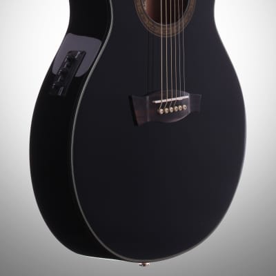 Ibanez EP5 Euphoria Steve Vai Signature Acoustic-Electric Guitar, Black Pearl image 2