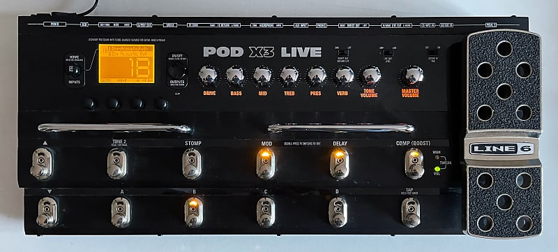 Line 6 POD X3 Live Multi-Effect and Amp Modeler | Reverb Canada