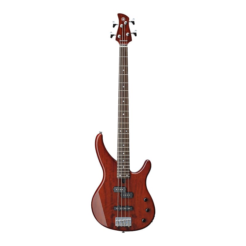 Yamaha TRBX174EW 4-String Electric Bass (Root Beer) image 1