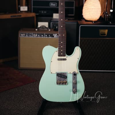 K-Line "Truxton" White Guard Tele Style Electric Guitar - In Surf Green image 1