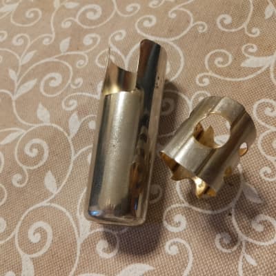 Otto link STM Florida tenor saxophone cap and ligature. image 3