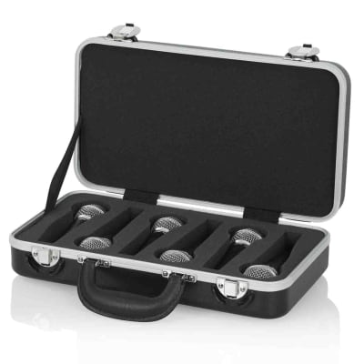 Gator Cases GM-6-PE Microphone Briefcase for 6 Microphone image 7