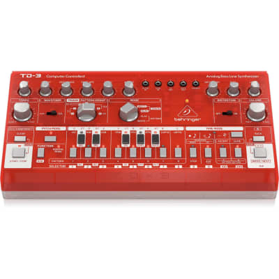 BEHRINGER - SINTETIZADOR BAJO TD-3-SB (ROJO FRESA)