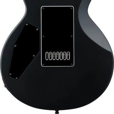 ESP E-II EC7 Evertune Electric Guitar (with Case), Black Satin image 6