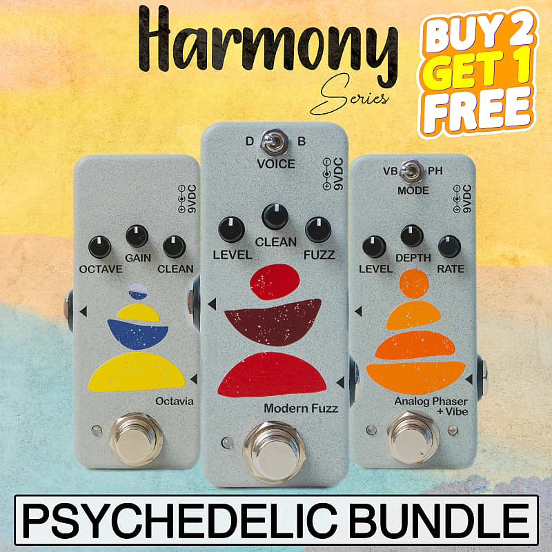 Pogo Pedals Harmony Series : Psychedelic Bundle image 1