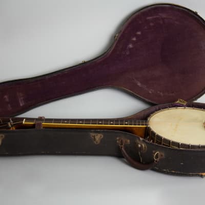 Vega  Little Wonder Special Tenor Banjo (1931), ser. #96029, original black hard shell case. image 10