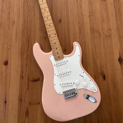 Maya Stratocaster (no Fender) lawsuit era Electric Guitar 1970s Shell Pink image 1