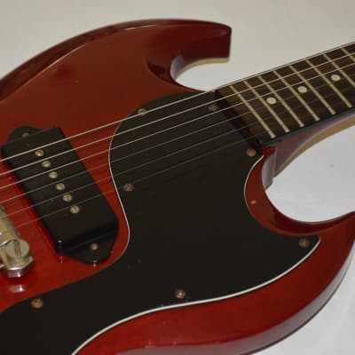 Greco Sg Junior 1962 Replica Long Tenon Neck P90 Wine Red | Reverb