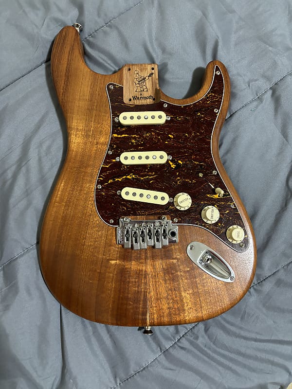 Warmoth Koa Stratocaster Body Manlius Pickups Reverb