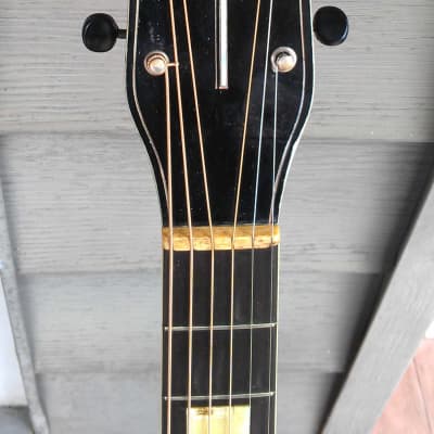 1940s SS Stewart Archtop  guitar Black image 10